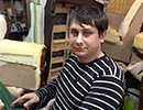 Обивщик, №544 <br>Денис стаж 13 лет